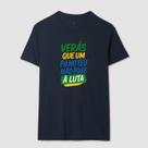 Camiseta Brasil Unissex Camisa Verás Que Um Filho Teu Não Foge A Luta Casual 100 Algodão Confortavel Estilosa