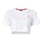 Camiseta Braziline Flamengo Thrum Cropped - Feminino - Branc Camiseta Braziline Flamengo Thrum Cropped - Feminino - Branc