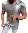 Camiseta Brilhante Metálica - LEIAM "MEDIDAS" NA DESCRIÇÃO Camiseta Brilhante Metálica - LEIAM "MEDIDAS" NA DESCRIÇÃO