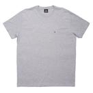 Camiseta Brook Sthil Masculina Over Surf Plus Size Lisa Cinza Mescla