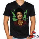 Camiseta Bruno Mars 100% Algodão Bruninho Live in Brazil 2024 Brasil Geeko 09