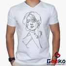 Camiseta BTS 100% Algodão Jeon Jungkook K-pop Geeko