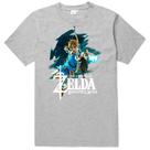 Camiseta Bwd-2368 Zelda Breath Of The Wild Gray **large**