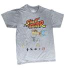 Camiseta Bwd-829505 Street Fighter Ryu Cinza **small**