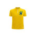 Camiseta By Sports Manga Curta Brasil Proteção Solar UV30+ Brasil Infantil Adulto
