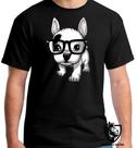Camiseta Cachorro Nerd Blusa criança infantil juvenil adulto camisa todos tamanhos