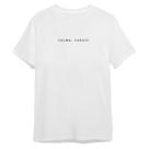 Camiseta Calma Caraio Preta ou Branca Algodao Divertida Engraçada