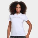 Camiseta Calvin Klein Logo Feminina Camiseta Calvin Klein Logo Feminina