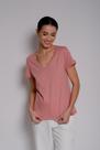 Camiseta Camélia 100% algodão Rosa Camiseta Camélia 100% algodão Rosa