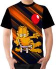 Camiseta Camisa Ads Garfield Gato Laranja Desenho 3