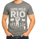 Camiseta Camisa Adulto Feminina Masculina Algodão Luto pelo Rio de Janeiro MD1