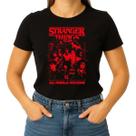 Camiseta Camisa Adulto Feminina Masculina Algodão Série Stranger Thingss Unissex Lançamento MD2