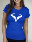 Camiseta Camisa Adulto Feminina Masculina Algodão Tenista Rafael Nadal Símbolo de Touro