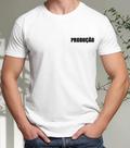 Camiseta Camisa Adulto Feminina Masculina Uniforme de Trabalho Profissional Equipe de Produção Camiseta Camisa Adulto Feminina Masculina Uniforme de Trabalho Profissional Equipe de Produção