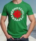 Camiseta Camisa Algodão Feminina Masculina Adulto Banda de Rock Redd Hot Chilli Chili Peppers MD1