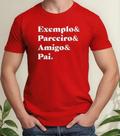 Camiseta Camisa Algodão Feminina Masculina Adulto Presente Pai Dia dos Pais Homenagem Paizão MOD1