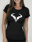 Camiseta Camisa Algodão Feminina Masculina Adulto Tenista Rafael Nadal Símbolo de Touro Camiseta Camisa Algodão Feminina Masculina Adulto Tenista Rafael Nadal Símbolo de Touro