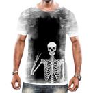 Camiseta Camisa Arte Tumblr Esqueletos Caveira Ossos Moda 11