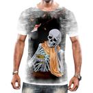 Camiseta Camisa Arte Tumblr Esqueletos Caveira Ossos Moda 3 Camiseta Camisa Arte Tumblr Esqueletos Caveira Ossos Moda 3