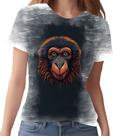 Camiseta Camisa Babuino Macaco Gorila Face Animais Selva 3 Camiseta Camisa Babuino Macaco Gorila Face Animais Selva 3