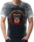 Camiseta Camisa Babuino Macaco Gorila Face Animais Selva 6 Camiseta Camisa Babuino Macaco Gorila Face Animais Selva 6
