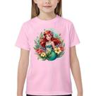 Camiseta camisa blusa infantil juvenil ariel bebe arie