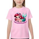 Camiseta camisa blusa infantil juvenil ariel