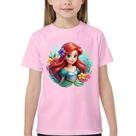 Camiseta camisa blusa infantil juvenil ariel