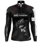 Camiseta Camisa Blusa Religiosa Jesus Quem me protege não Dorme Com Zíper Proteção Uv50