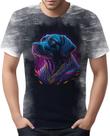 Camiseta Camisa Cachorro Neon Cão Animais de Estimação 1