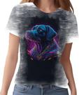 Camiseta Camisa Cachorro Neon Cão Animais de Estimação 4