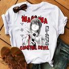 Camiseta Camisa Chainsaw Man Makima Anime Mangá Ref 1478