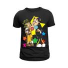 Camiseta-Camisa Chaves e Kiko Blusa infantil e Adulta 100% Algodão 30.1 Penteada