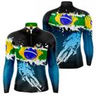 Camiseta Camisa Ciclismo Bike Bicicleta Brasil Proteção Uv50 Camiseta Camisa Ciclismo Bike Bicicleta Brasil Proteção Uv50