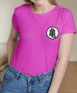 Camiseta Camisa de Algodão Adulto Masculina Feminina Dragon Bal l Z Kanji Anime MD2