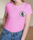Camiseta Camisa de Algodão Adulto Masculina Feminina Dragon Bal l Z Kanji Anime MD2
