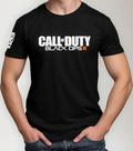 Camiseta Camisa de Algodão Adulto Masculina Feminina Gamer Jogo Call of Dut y Black Ops MD1