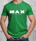 Camiseta Camisa de Algodão Adulto Masculina Feminina Max Titaniu m Para Academia Treino