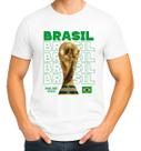 Camiseta Camisa do Brasil Para Copa Adulto Masculina Feminina Algodão md9