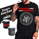 Camiseta camisa Duran Duran, banda new wave , pop, rock anos 80 + Caneca