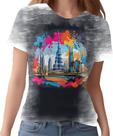 Camiseta Camisa Estampada Dubai Cidade Ostentação HD 1