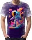Camiseta Camisa Galaxias Astronauta Marte Lua Planetas 4