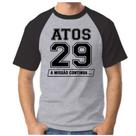 Camiseta camisa gospel atos 29 missão continua cristã plus size