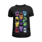 Camiseta Camisa Infantil Gamer Poppy Playtime Personagens Blusa unissex 100% Algodão