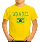 Camiseta Camisa Infantil Juvenil do Brasil Para Copa Menina Menino md4