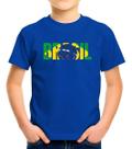 Camiseta Camisa Infantil Juvenil do Brasil Para Copa Menina Menino md5
