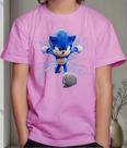 Camiseta Camisa Infantil Juvenil Menina Menino Desenho Soni c Ouriço Azul Rápido MD1 Camiseta Camisa Infantil Juvenil Menina Menino Desenho Soni c Ouriço Azul Rápido MD1