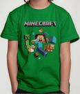 Camiseta Camisa Infantil Juvenil Menina Menino Gamer Blocos Mine Roupa Craft MD2