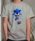 Camiseta Camisa Infantil Juvenil Menino Menina Desenho Soni c Ouriço Azul Rápido MD1 Camiseta Camisa Infantil Juvenil Menino Menina Desenho Soni c Ouriço Azul Rápido MD1