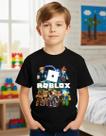 Camiseta Camisa Infantil Juvenil para Menino Menina Gamer Roblox MD4